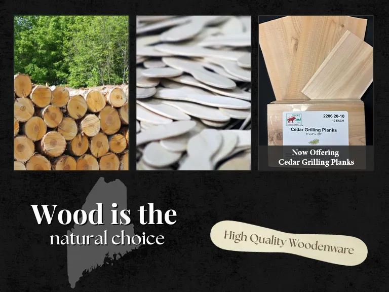 Wood is the natural choice. - High Quality Woodenware